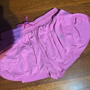 Women's Pink Athletic Shorts